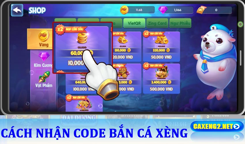 Cách để tân thủ nhận code bắn cá xèng đơn giản